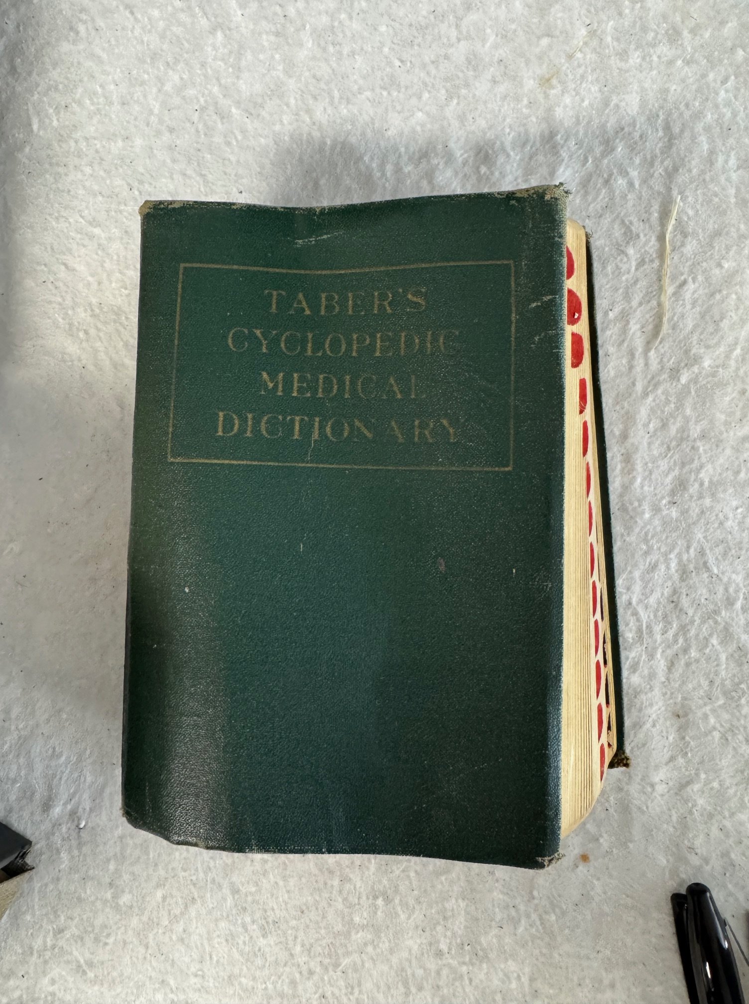 Old Book (medical) – Taber’s Cyclopedic Medical Dictionary