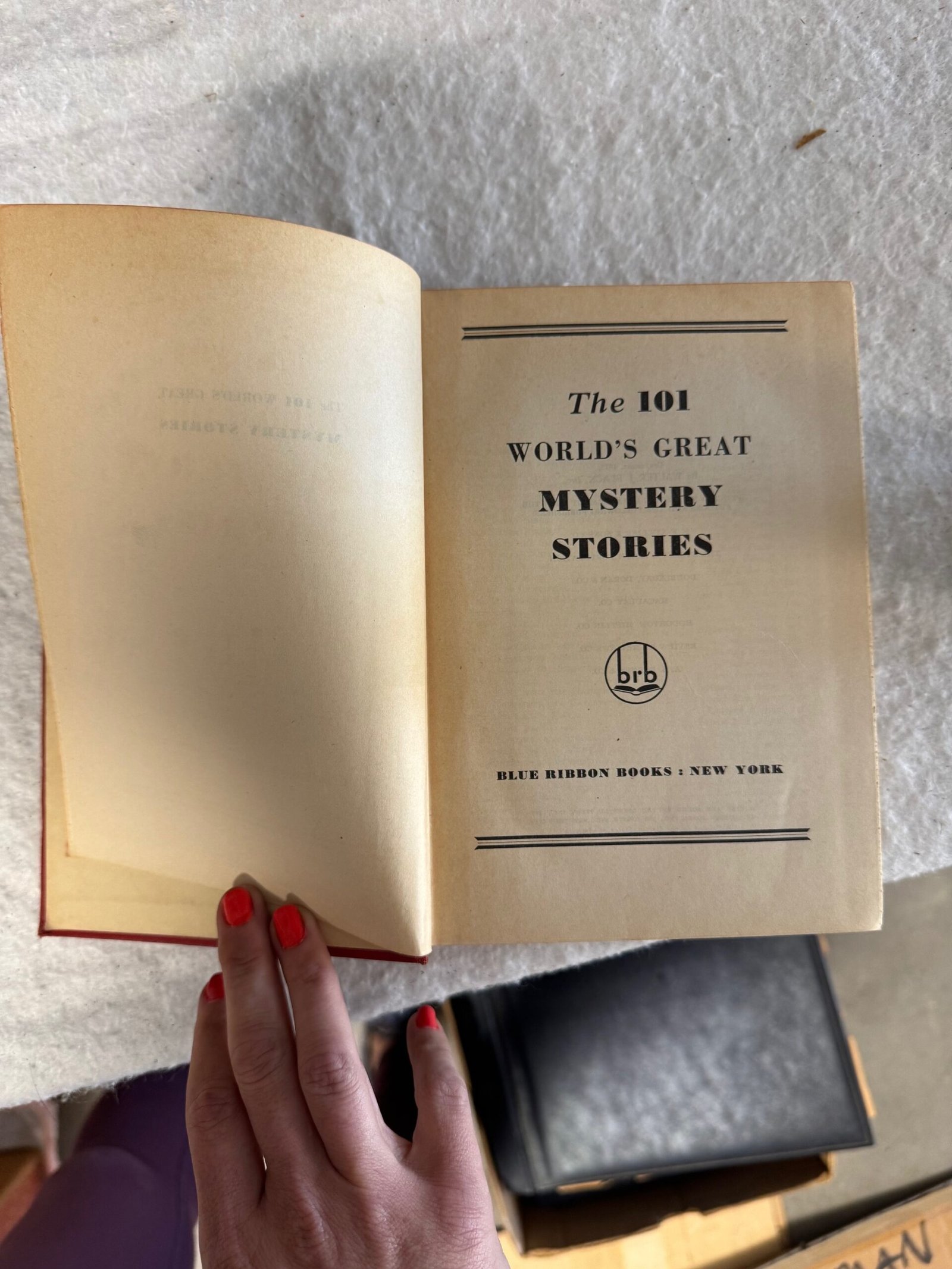 Old Book – 101 World’s Great Mystery Stories