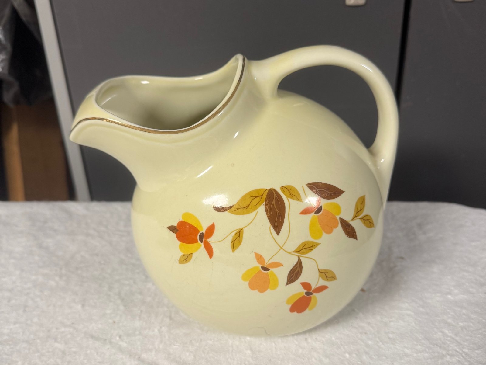 Vintage Pitcher – 8” Tall