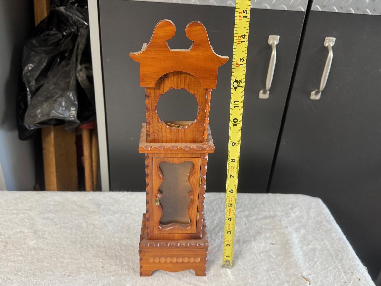 Mini Grand Father Clock Shelf Decor