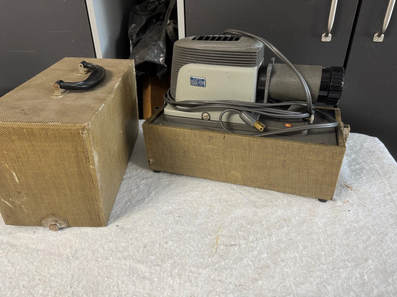 Old School Picture Projector with Case