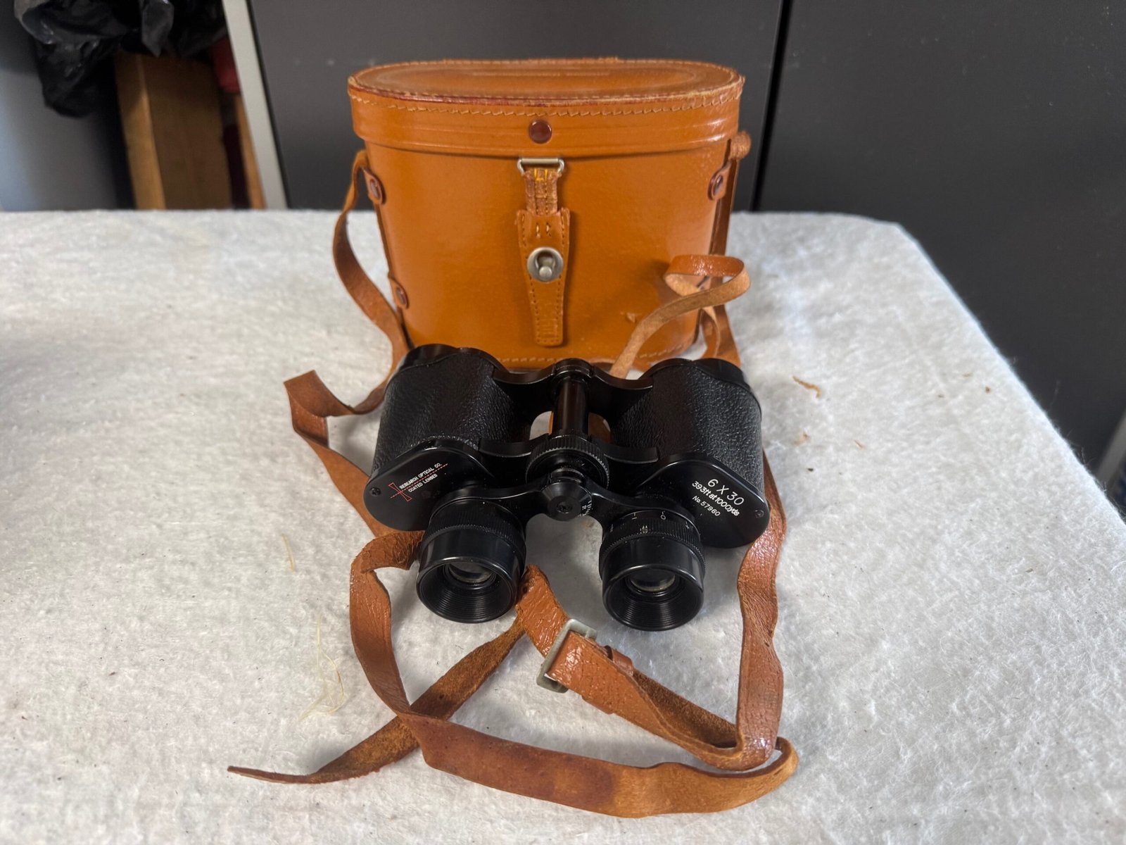 Binoculars with Leather Case – 5” length