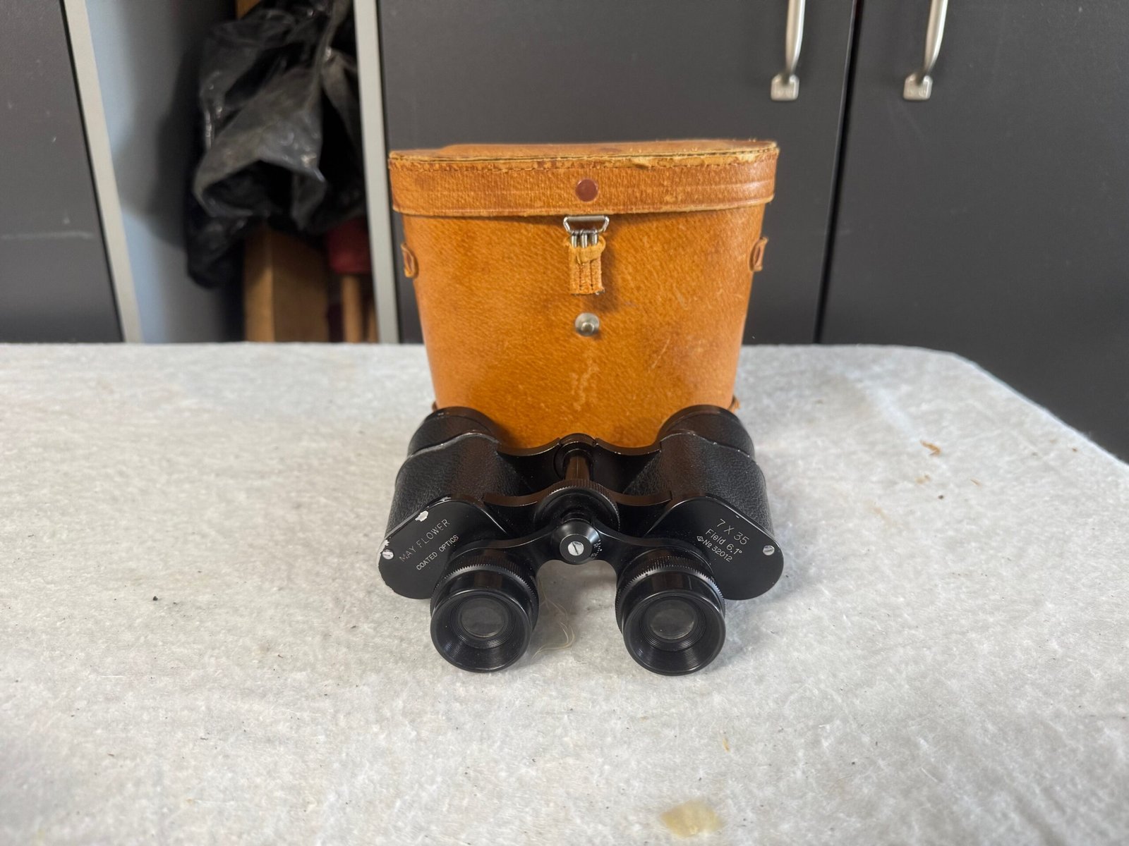 Binoculars with Leather Case – 6” Length