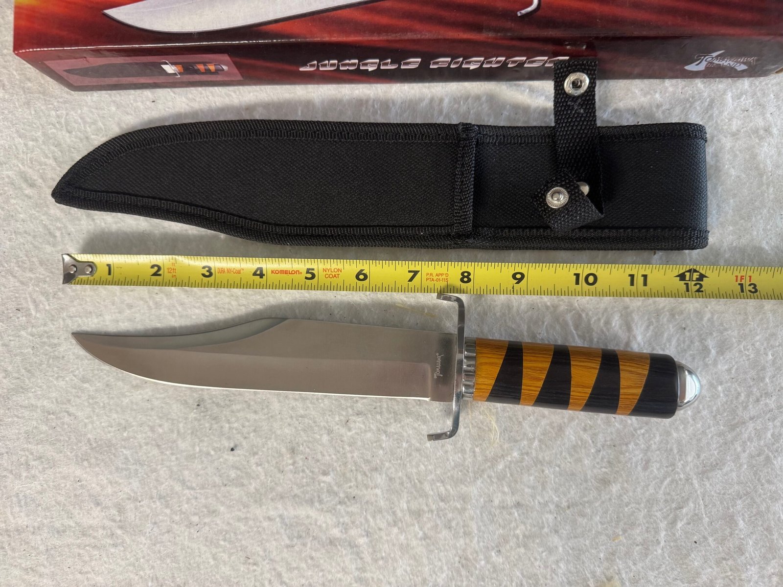 Knife with Cover in Original Box (brand: Tomahawk)