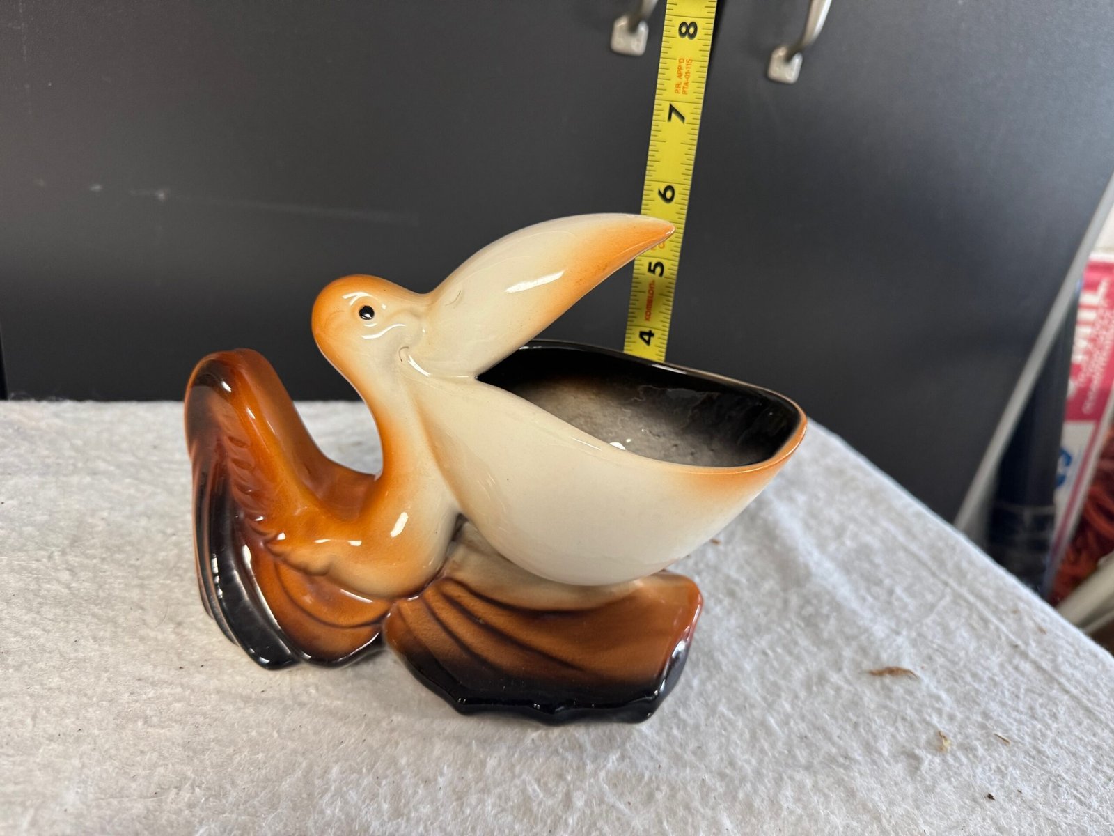 Ceramic Pelican Planter/Catch All Decor Dish