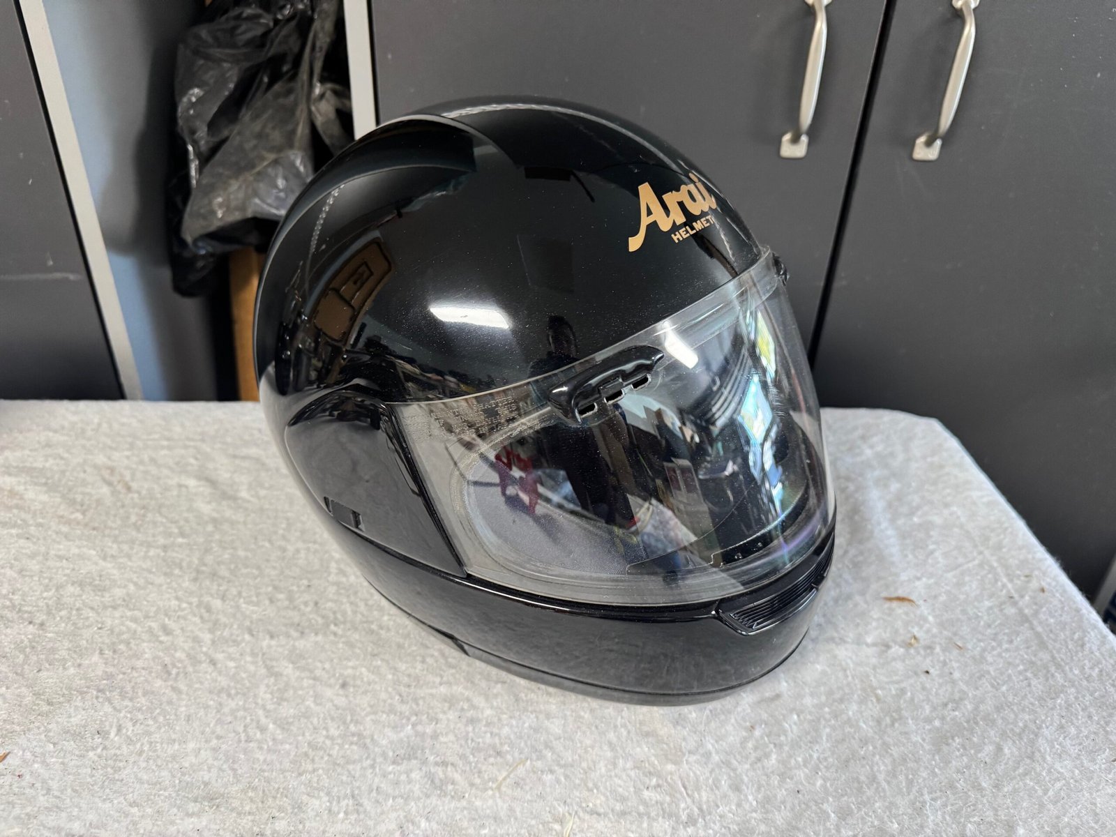 Arai Motorcycle Helmet – with bag, and in original box