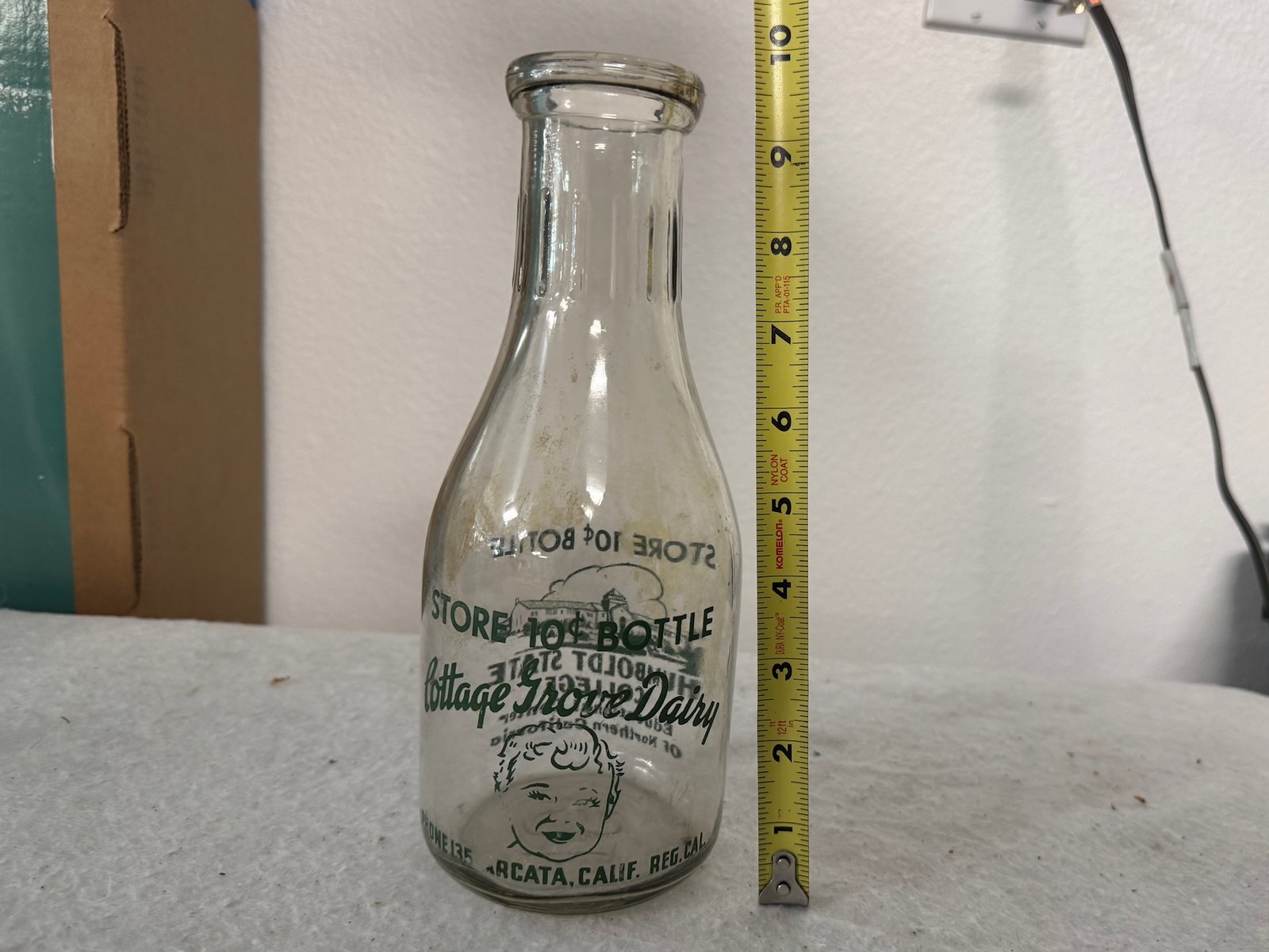 Glass Milk Bottle – Humboldt State College