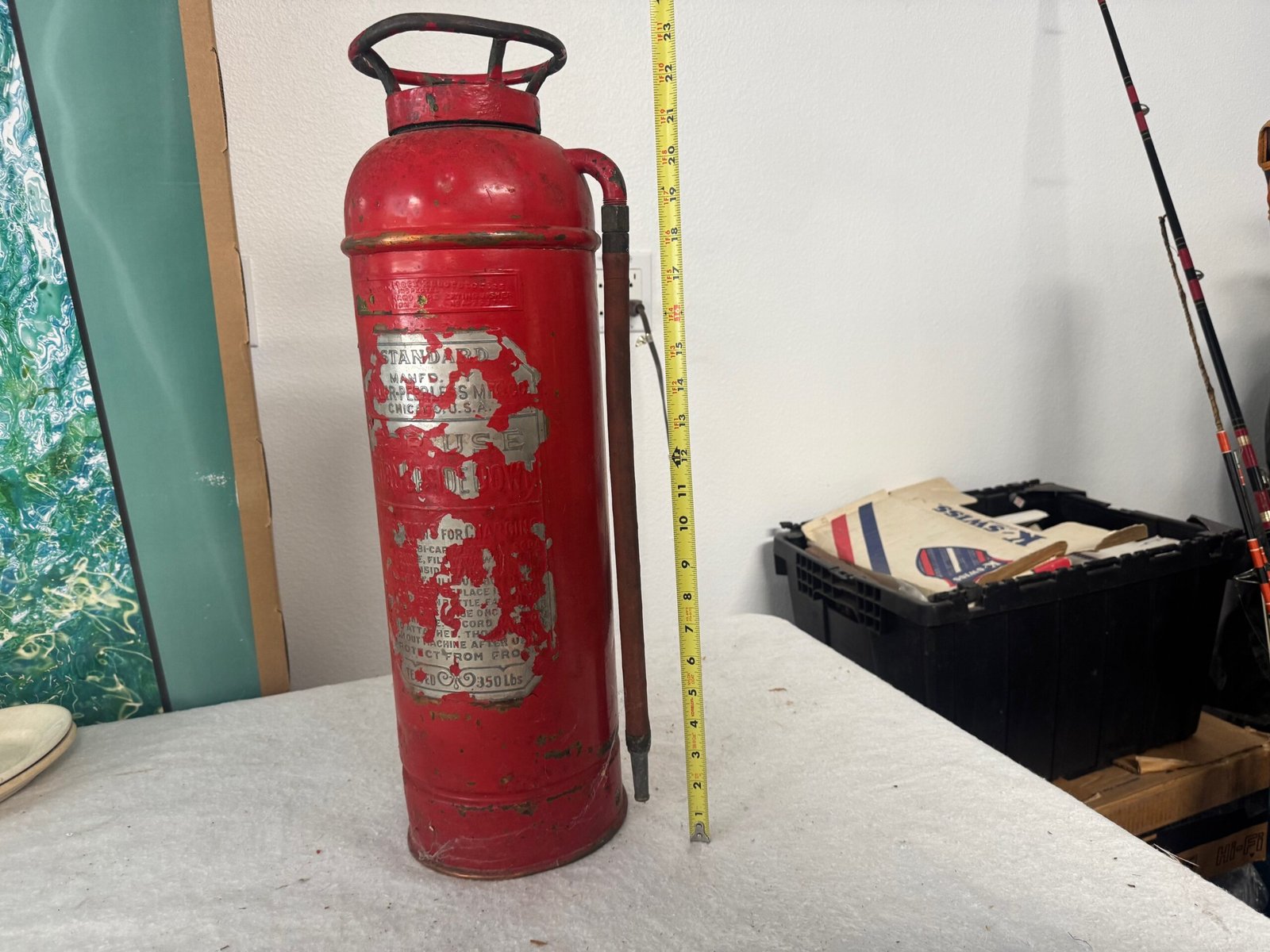 Vintage Fire Extinguisher (very cool for home decor!)