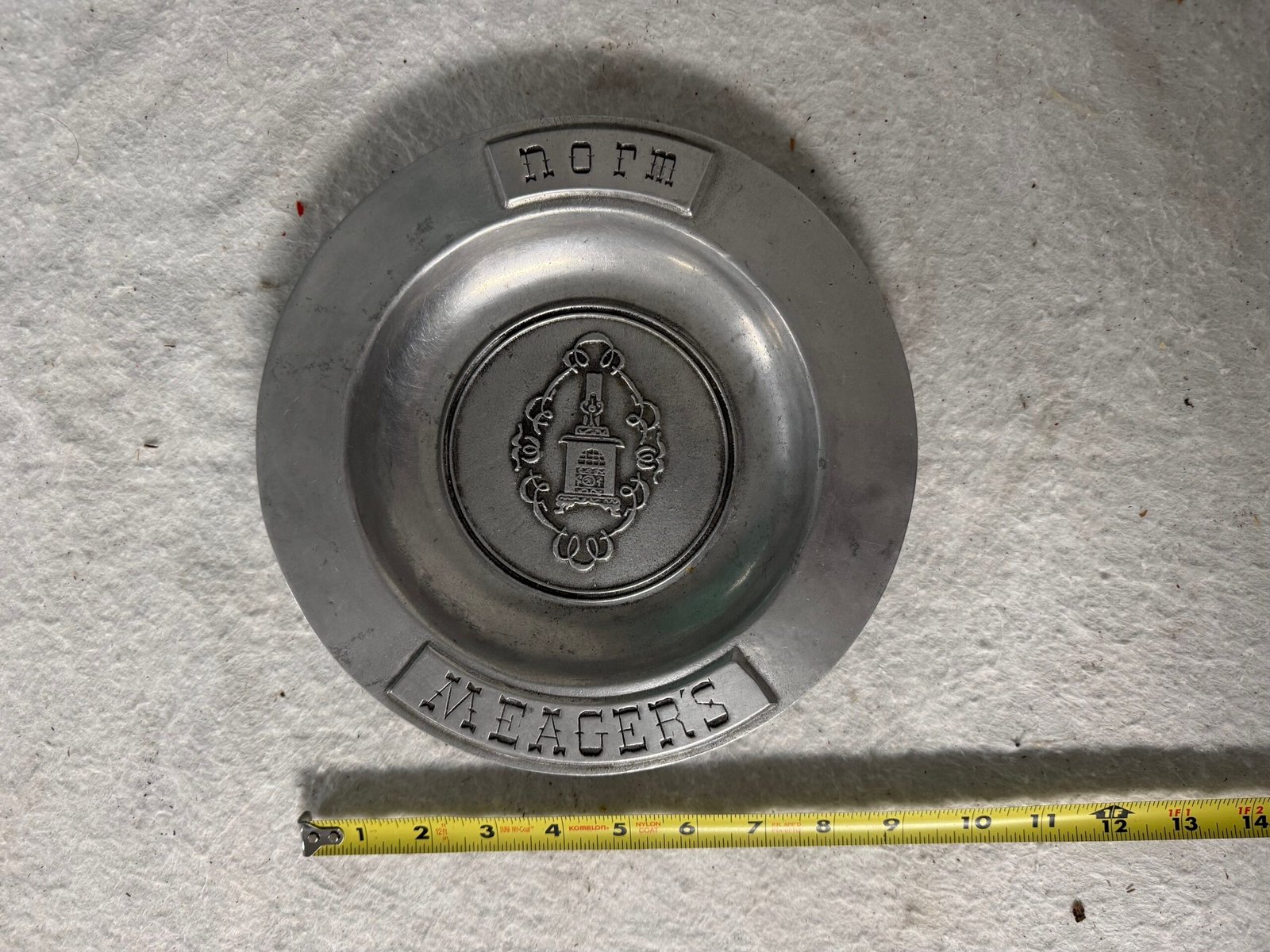 Norm Meager’s Metal Decorative Plate
