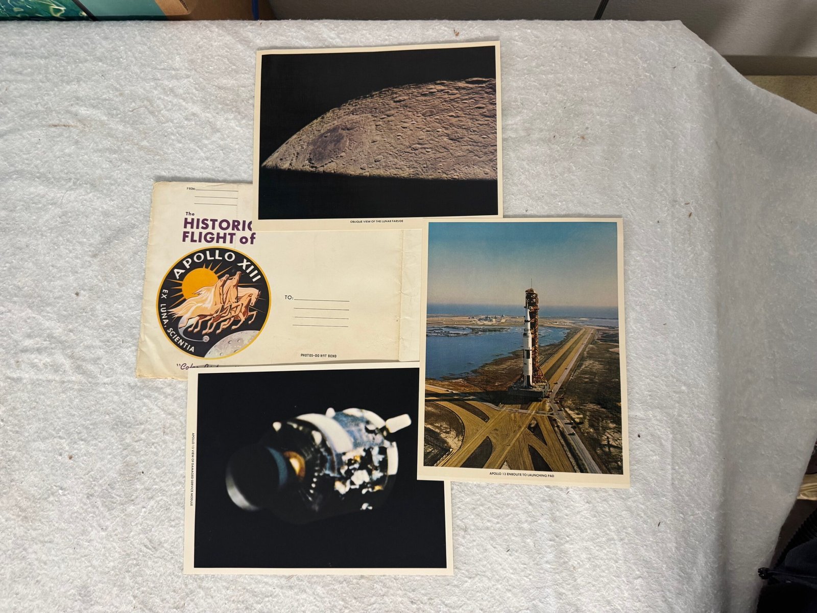 Vintage Photographs from Apollo XIII Flight